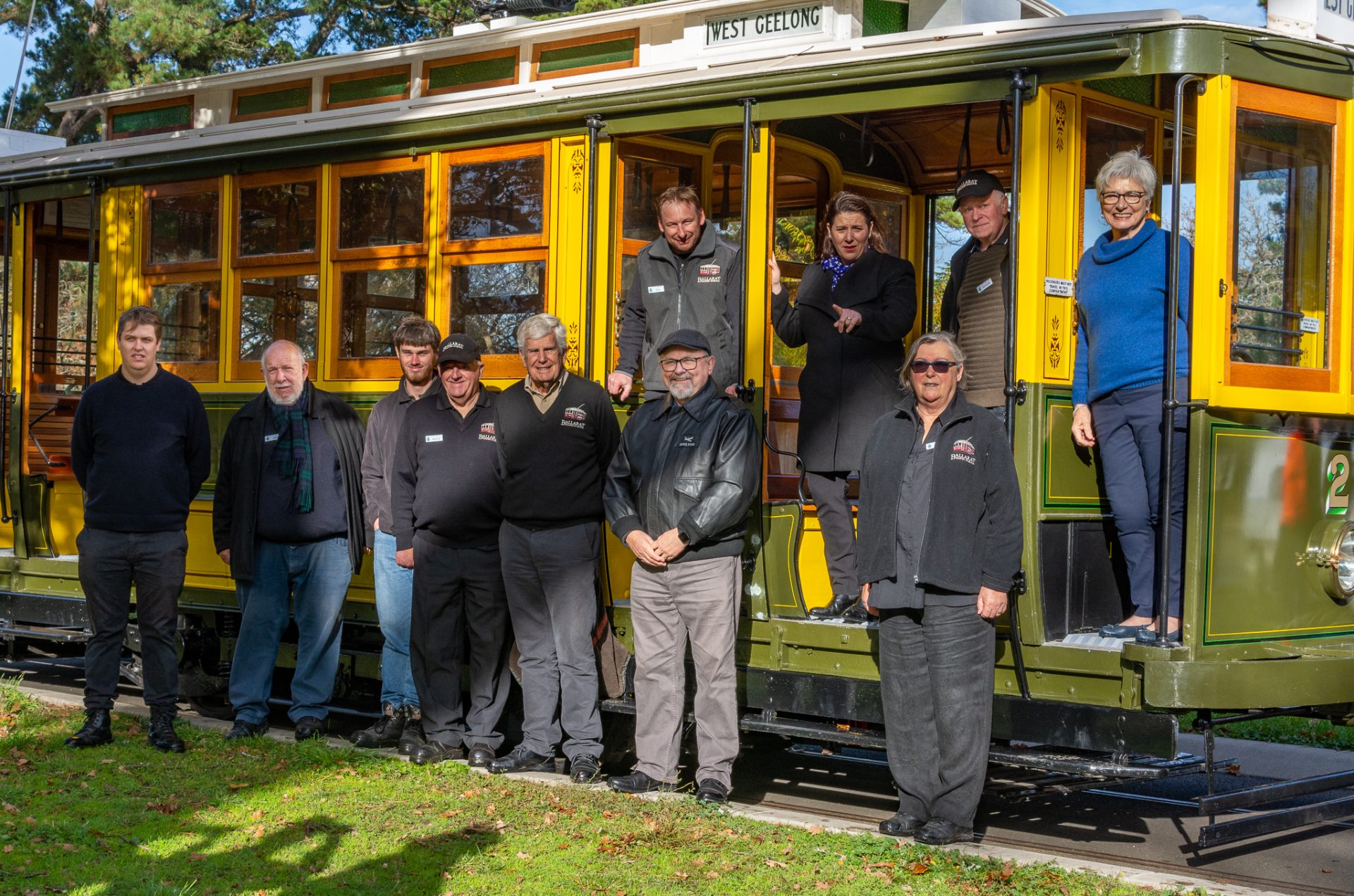 Geelong 2 and museum volunteer crew July 2023