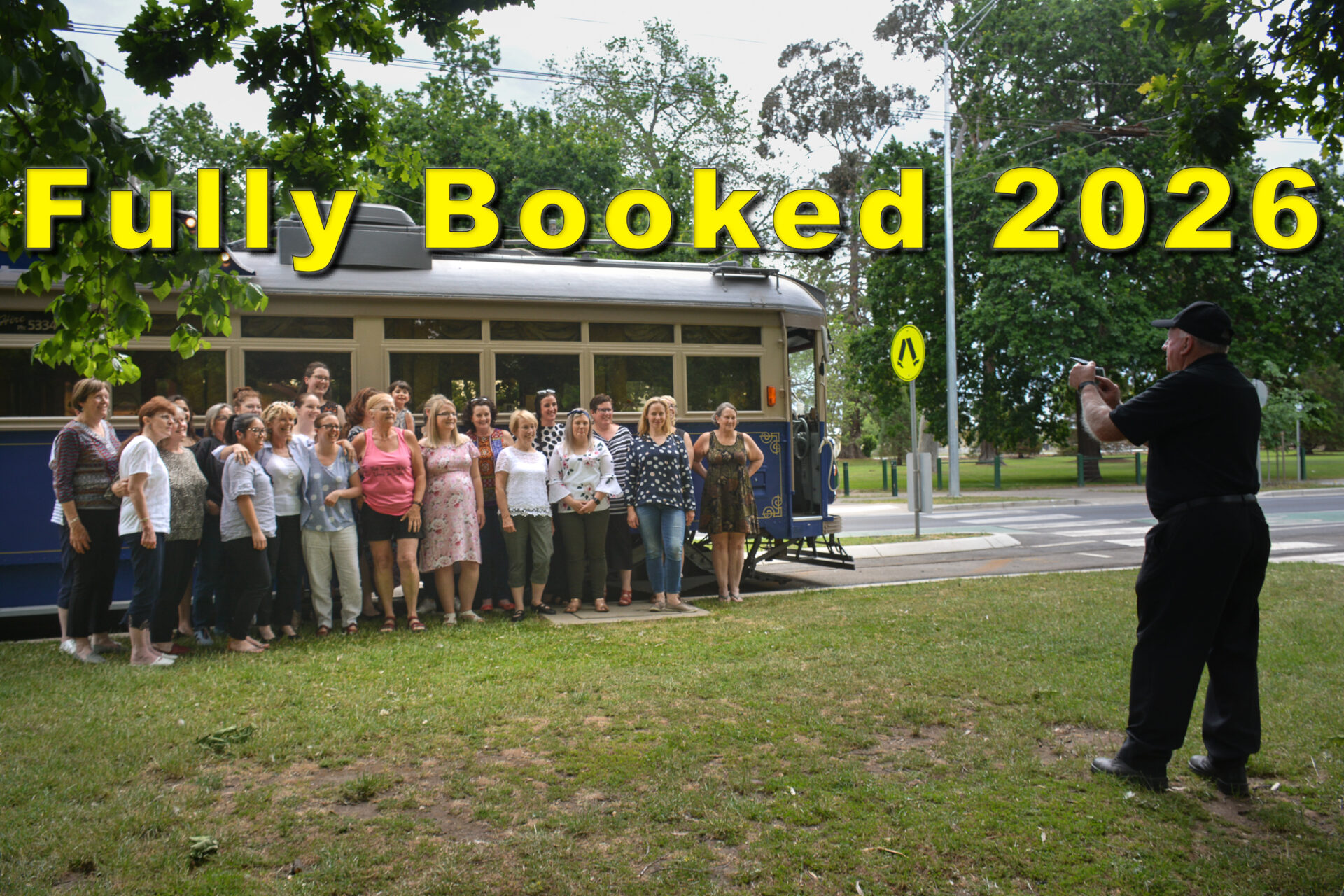 The tram is fully booked for 2026