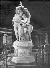 Flight from Pompeii - Statuary Pavilion Botanic Gardens - c1910