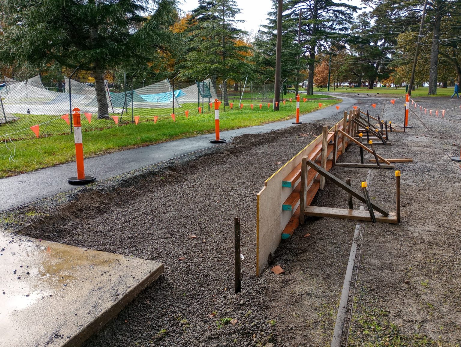 New wheelchair ramp - Ballarat Tramway Museum