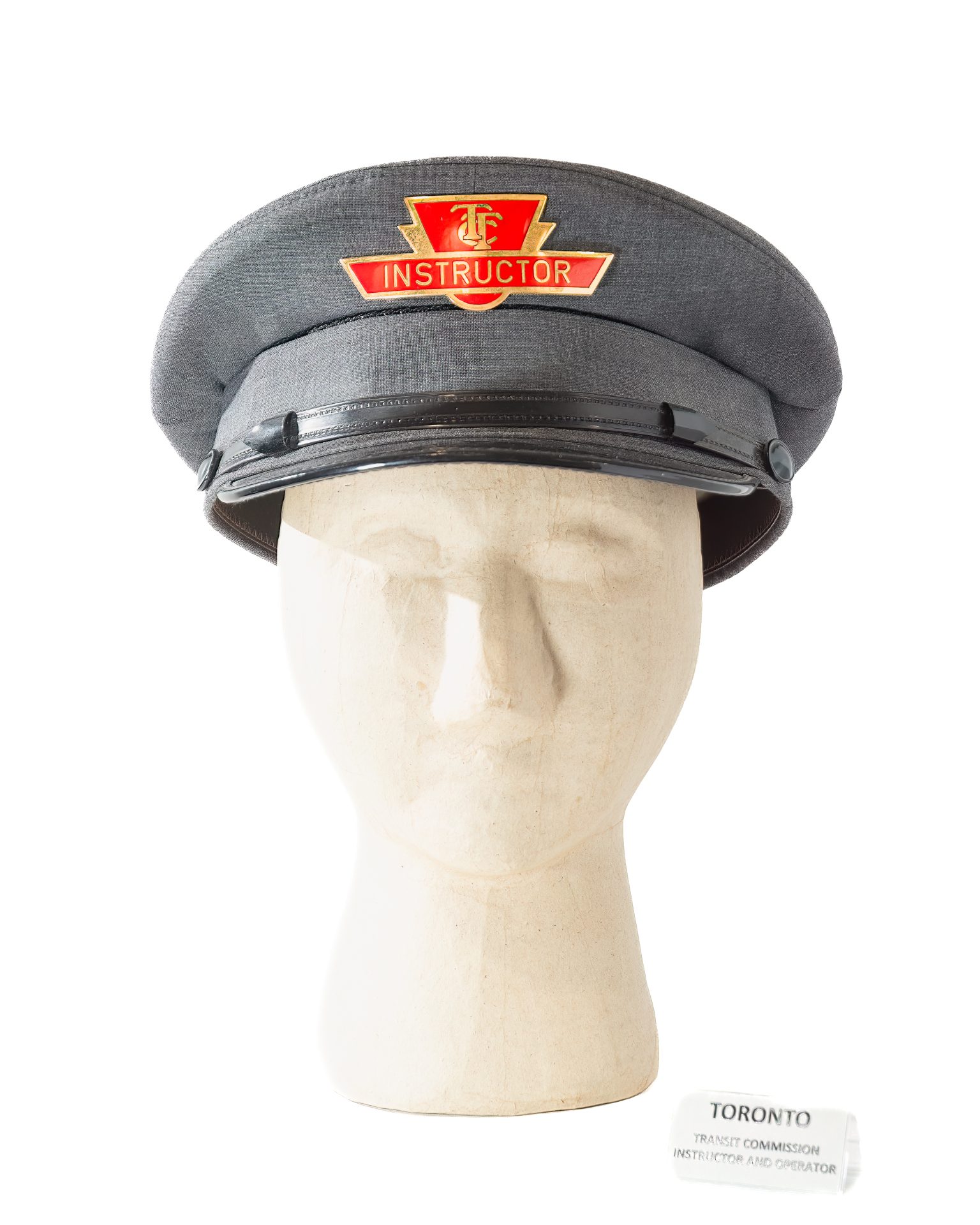 Toronto Transit Commision cap with Instructor's badge