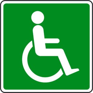 Wheel chair logo