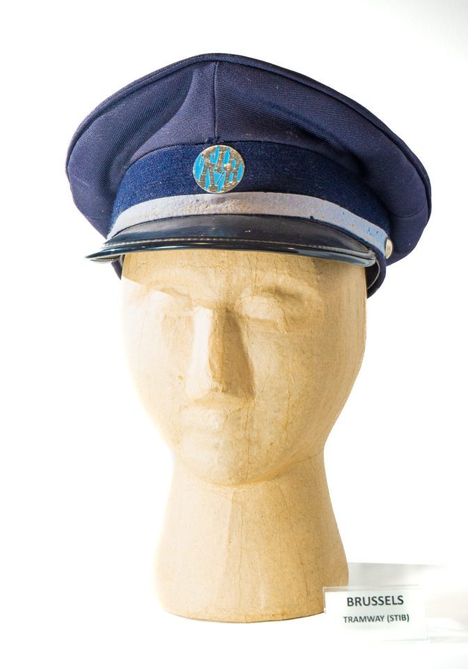 Brussels motorman's cap c.1960s-70s.