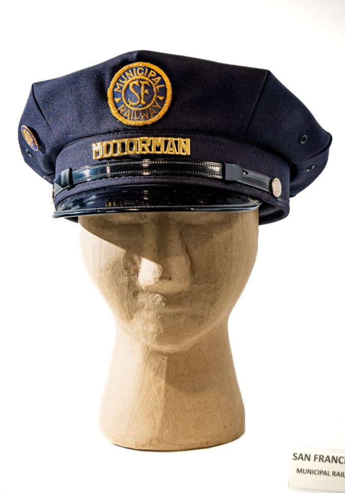 San Francisco Municipal Railway motorman's cap.