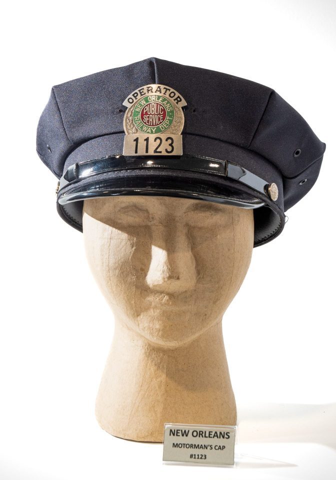 Motorman's cap from New Orleans