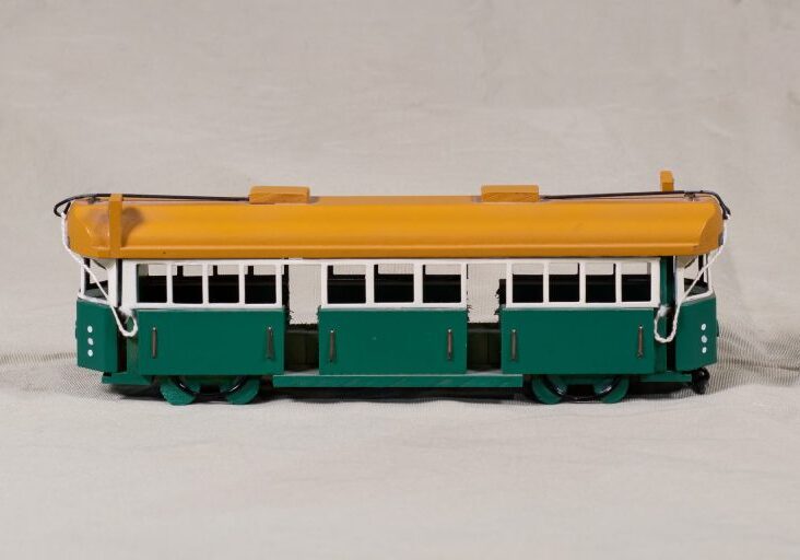 A wooden W Class Model