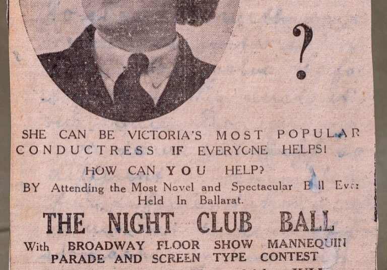 Flyer for the Night Club Ball