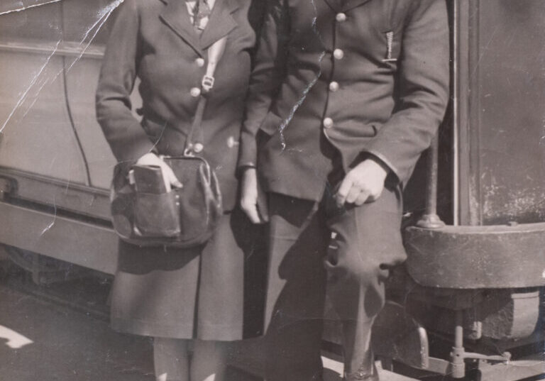 Sylvia Mitchell and Tom Young, 1944