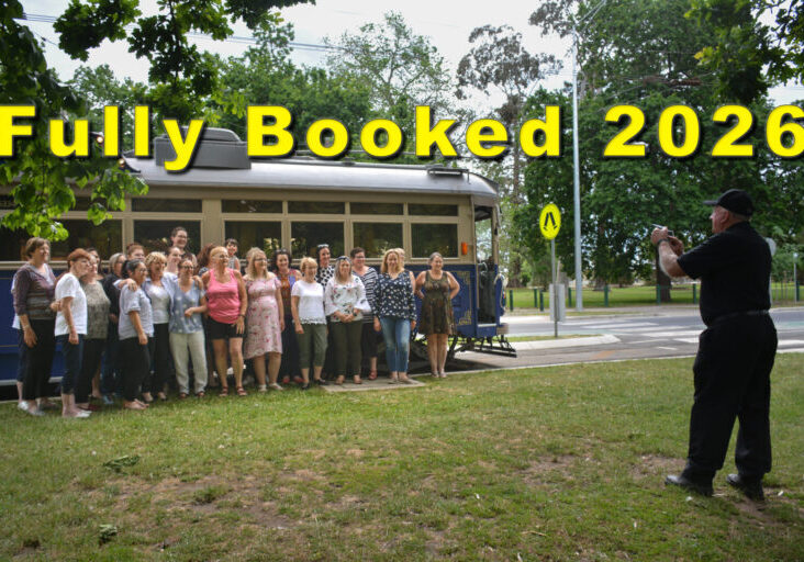 The tram is fully booked for 2026