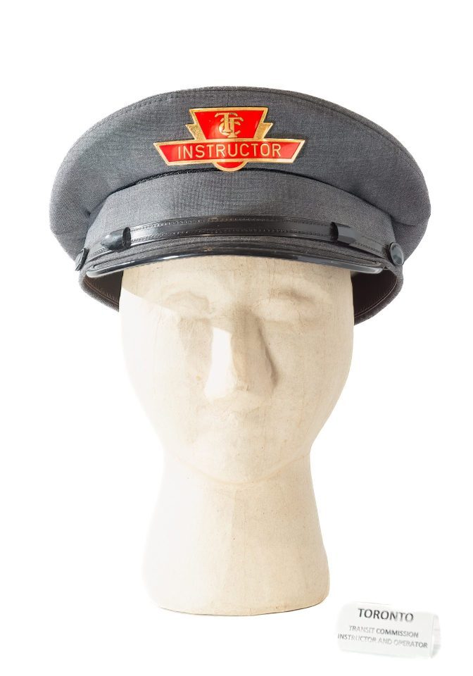 Toronto Transit Commision cap with Instructor's badge