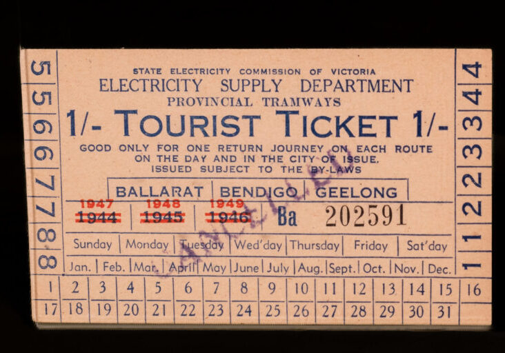 Tourist ticket