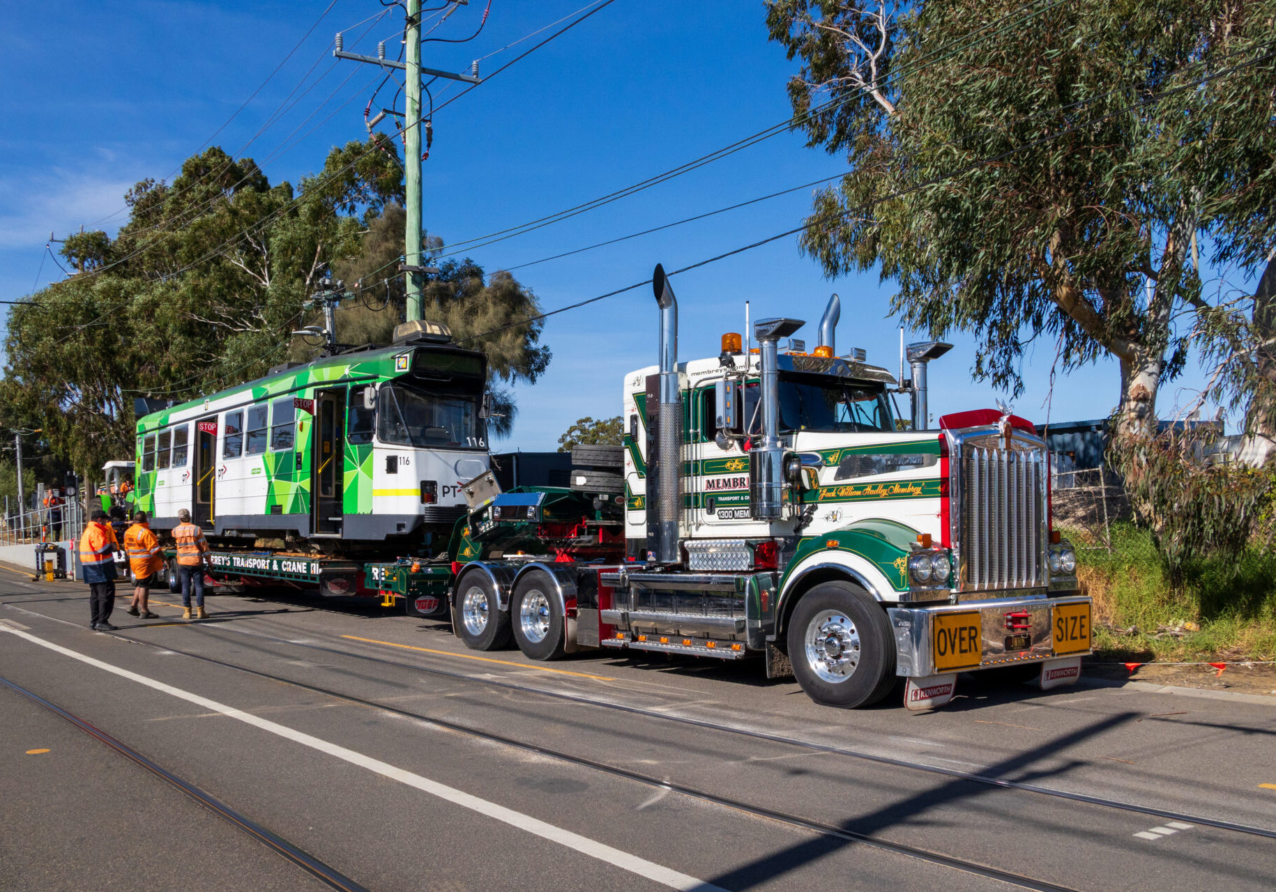 Loaded on to the truck at Preston Depot, May 2025. Photo: Brendon Schonfelder
