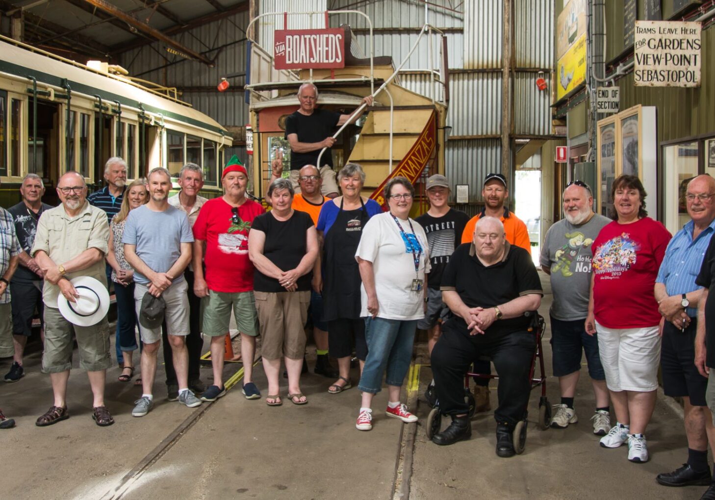 Volunteers at our 2019 Xmas party.