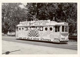 In 1969, a tram was decorated to advertise the Begonia Festival.