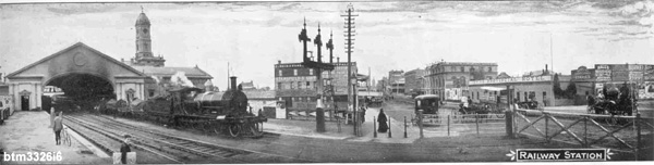 Ballarat Railway Station c1904 - from 'The Picturesque Folio of Ballarat - The Modern Athens', published 1905.