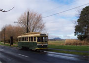 Tram 14 at St Aidans Drive with a very empty Lake Wendouree in the background 1/9/2009