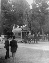 Horse tram Wendouree Parade, c1900.