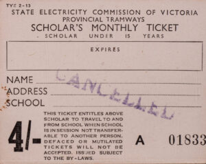 Scholar's paper ticket