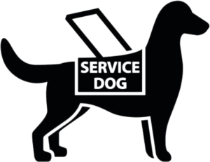 Service dog logo